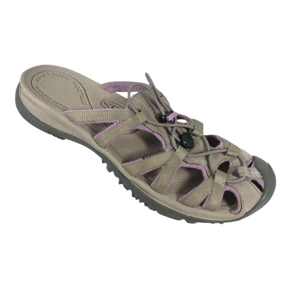 Keen | Shoes | Keen Womens Whisper 527brrg Taupe Closed Toe Sports Slide  Sandals Size Us 11 | Poshmark